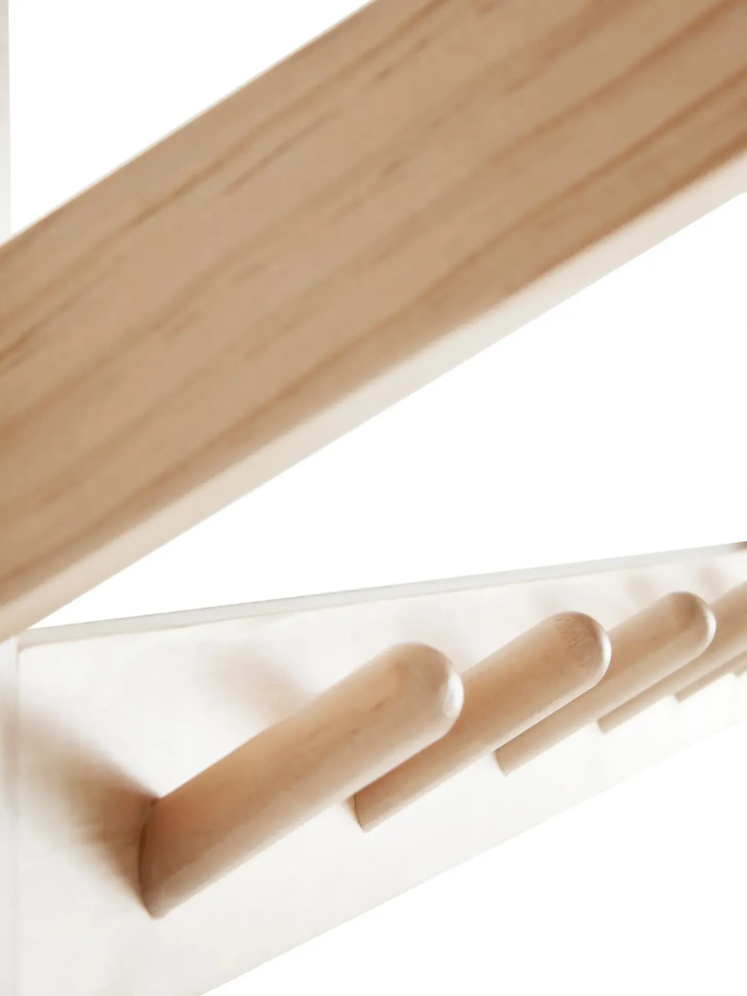 Appendiabiti Con Cappelliera In Legno Di Pino Cole