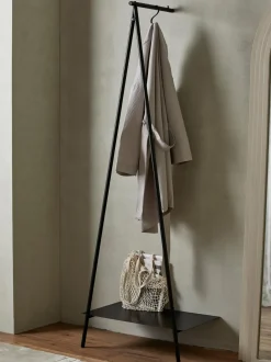 Appendiabiti Da Parete Con Asta Porta Abiti E Mensola Ravi