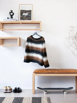 Appendiabiti Da Parete In Legno Di Bambu Rib, In Varie Misure