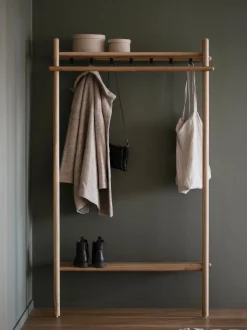 Appendiabiti In Legno Di Quercia Milford