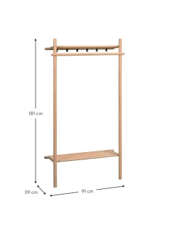 Appendiabiti In Legno Di Quercia Milford