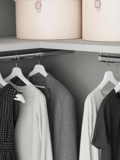 Armadio Angolare Componibile Leon, Larg. 165 Cm, Diverse Varianti