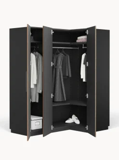 Armadio Angolare Componibile Simone, Larg. 165 Cm, Diverse Varianti