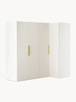 Armadio Angolare Componibile Simone, Larg. 215 Cm, Diverse Varianti