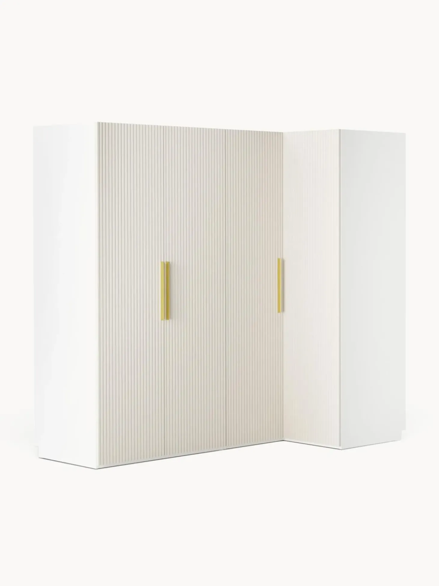 Armadio Angolare Componibile Simone, Larg. 215 Cm, Diverse Varianti