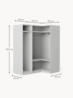Armadio Angolare Componibile Simone, Larg. 165 Cm, Diverse Varianti