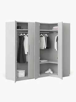 Armadio Angolare Componibile Simone, Larg. 215 Cm, Diverse Varianti