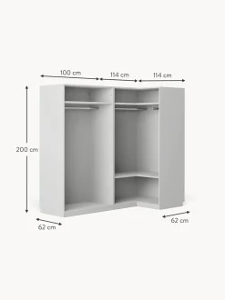 Armadio Angolare Componibile Simone, Larg. 215 Cm, Diverse Varianti