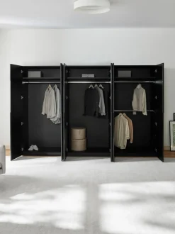 Armadio Componibile Ad Ante Battenti Leon, Larg. 300 Cm, In Diverse Varianti