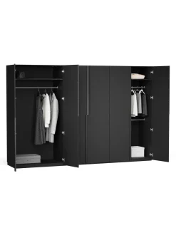 Armadio Componibile Ad Ante Battenti Leon, Larg. 300 Cm, In Diverse Varianti