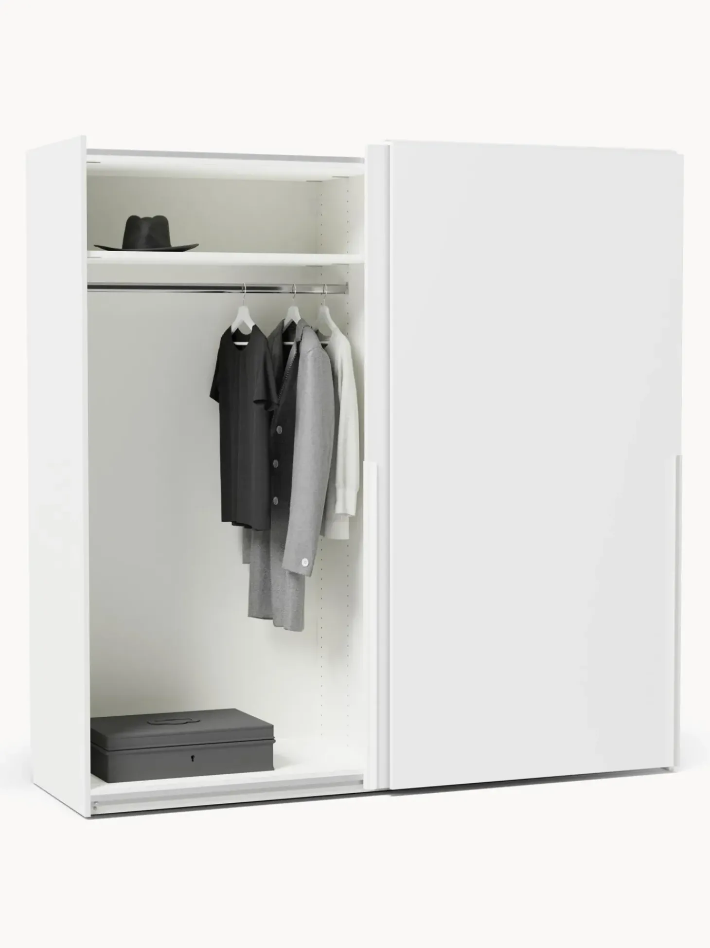 Armadio Componibile Ad Ante Battenti Leon, Larg. 200 Cm, Diverse Varianti