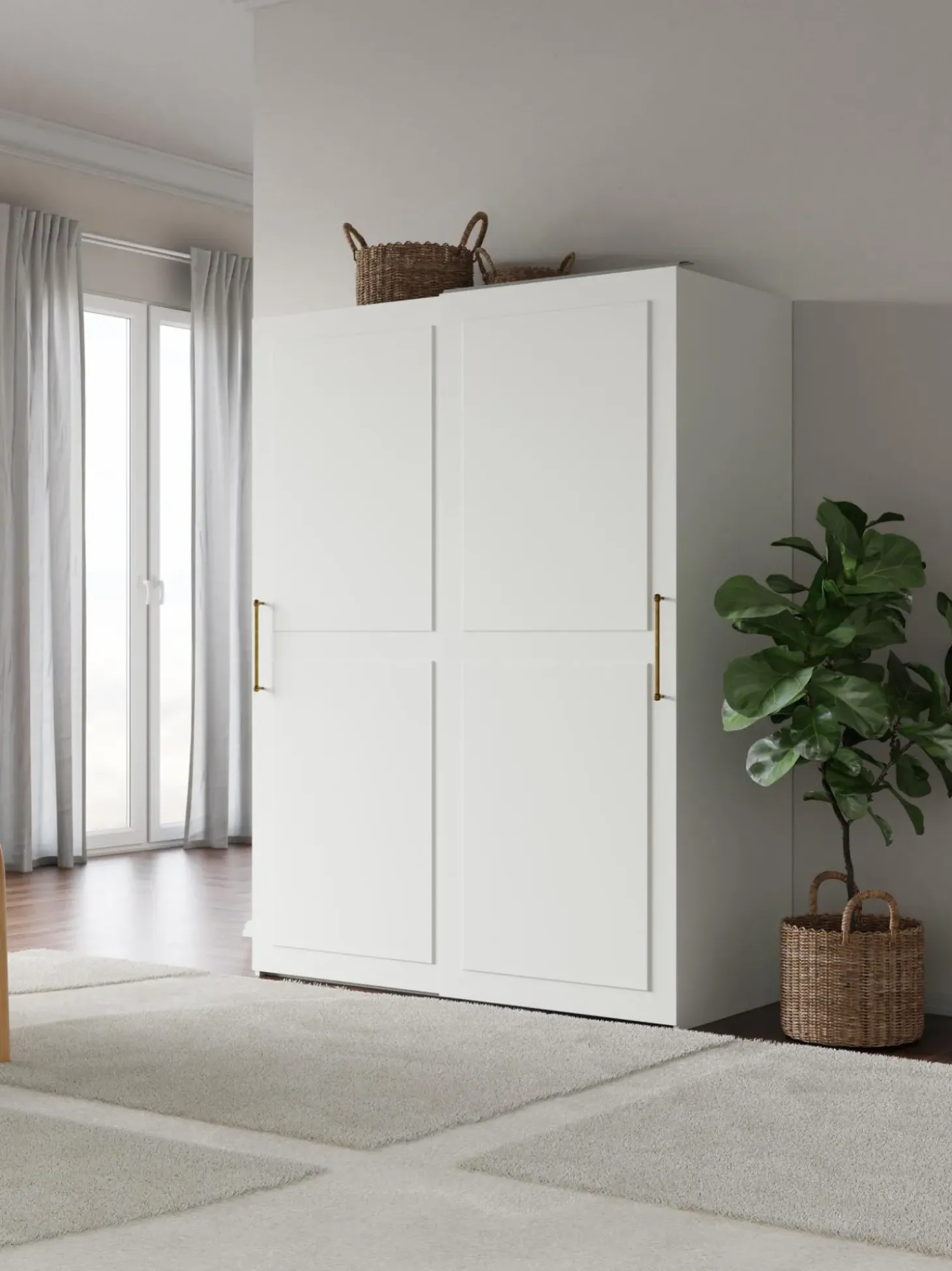 Armadio Componibile Ad Ante Battenti Charlotte, Larg. 150 Cm, Diverse Varianti