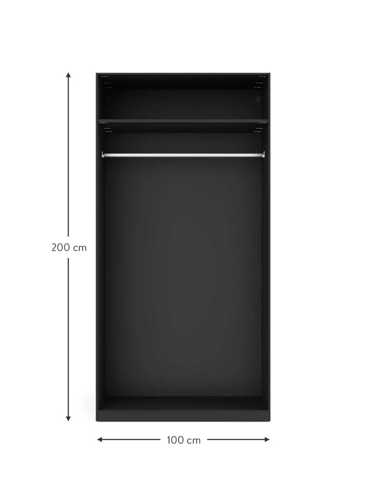 Armadio Componibile Ad Ante Battenti Leon, Larg. 100 Cm, Diverse Varianti