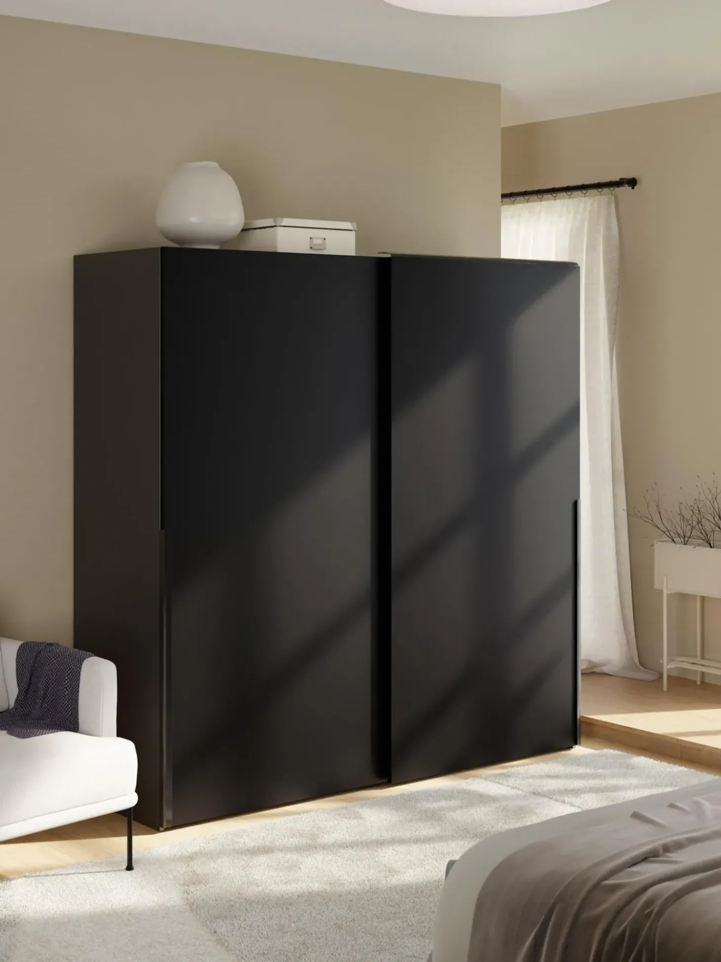 Armadio Componibile Ad Ante Battenti Leon, Larg. 200 Cm, Diverse Varianti