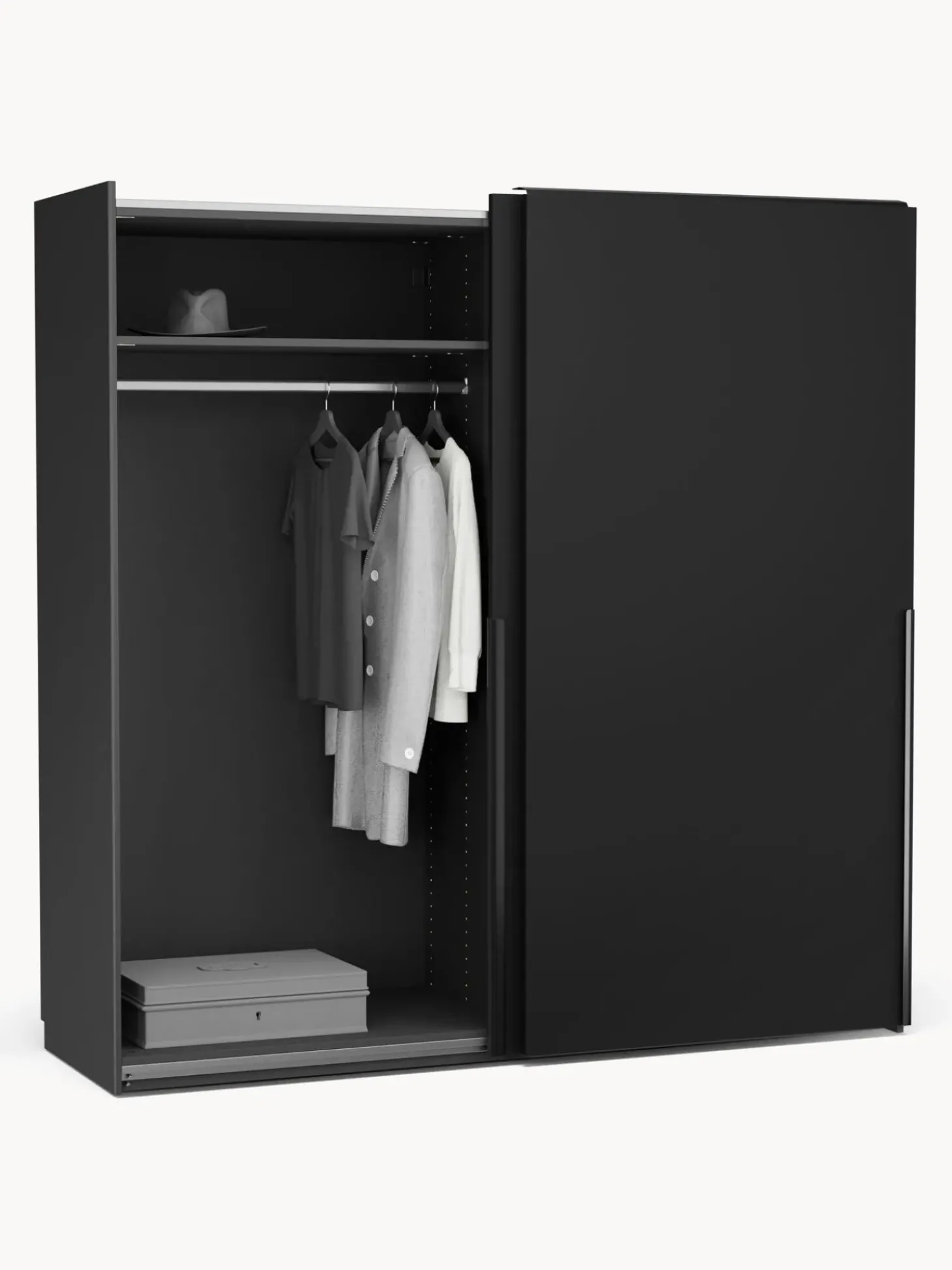 Armadio Componibile Ad Ante Battenti Leon, Larg. 200 Cm, Diverse Varianti