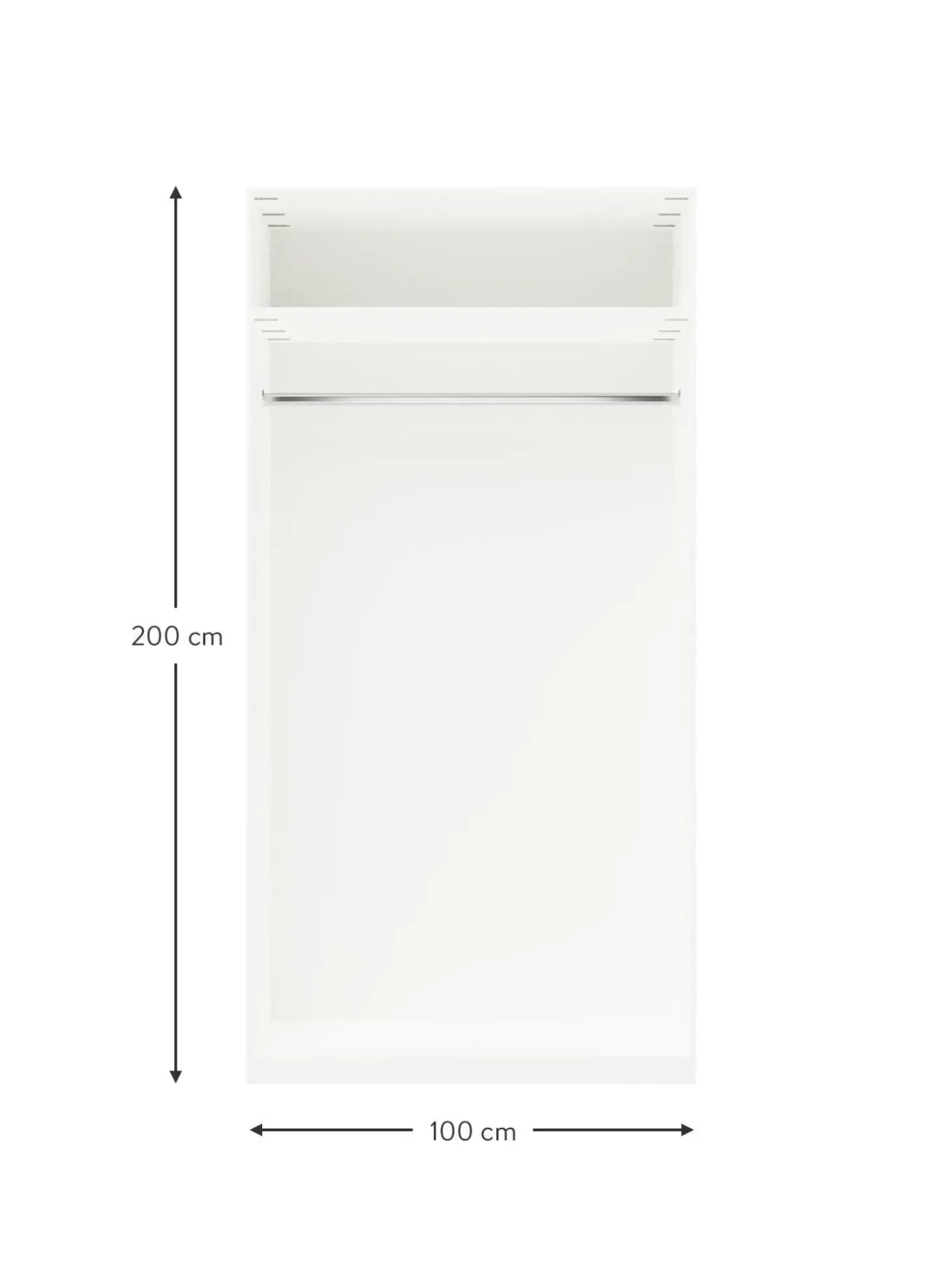 Armadio Componibile Ad Ante Girevoli Leon, Larg. 100 Cm, Diverse Varianti