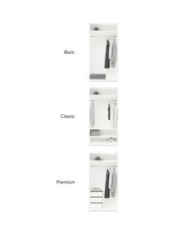 Armadio Componibile Ad Ante Girevoli Leon, Larg. 100 Cm, Diverse Varianti