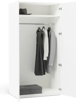 Armadio Componibile Ad Ante Girevoli Leon, Larg. 100 Cm, Diverse Varianti