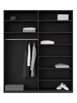 Armadio Componibile Ad Ante Battenti Leon, Larg. 200 Cm, In Diverse Varianti