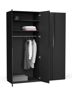 Armadio Componibile Ad Ante Battenti Leon, Larg. 200 Cm, In Diverse Varianti