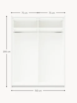 Armadio Componibile Con Ante Scorrevoli Simone, Larg. 150 Cm, In Diverse Varianti