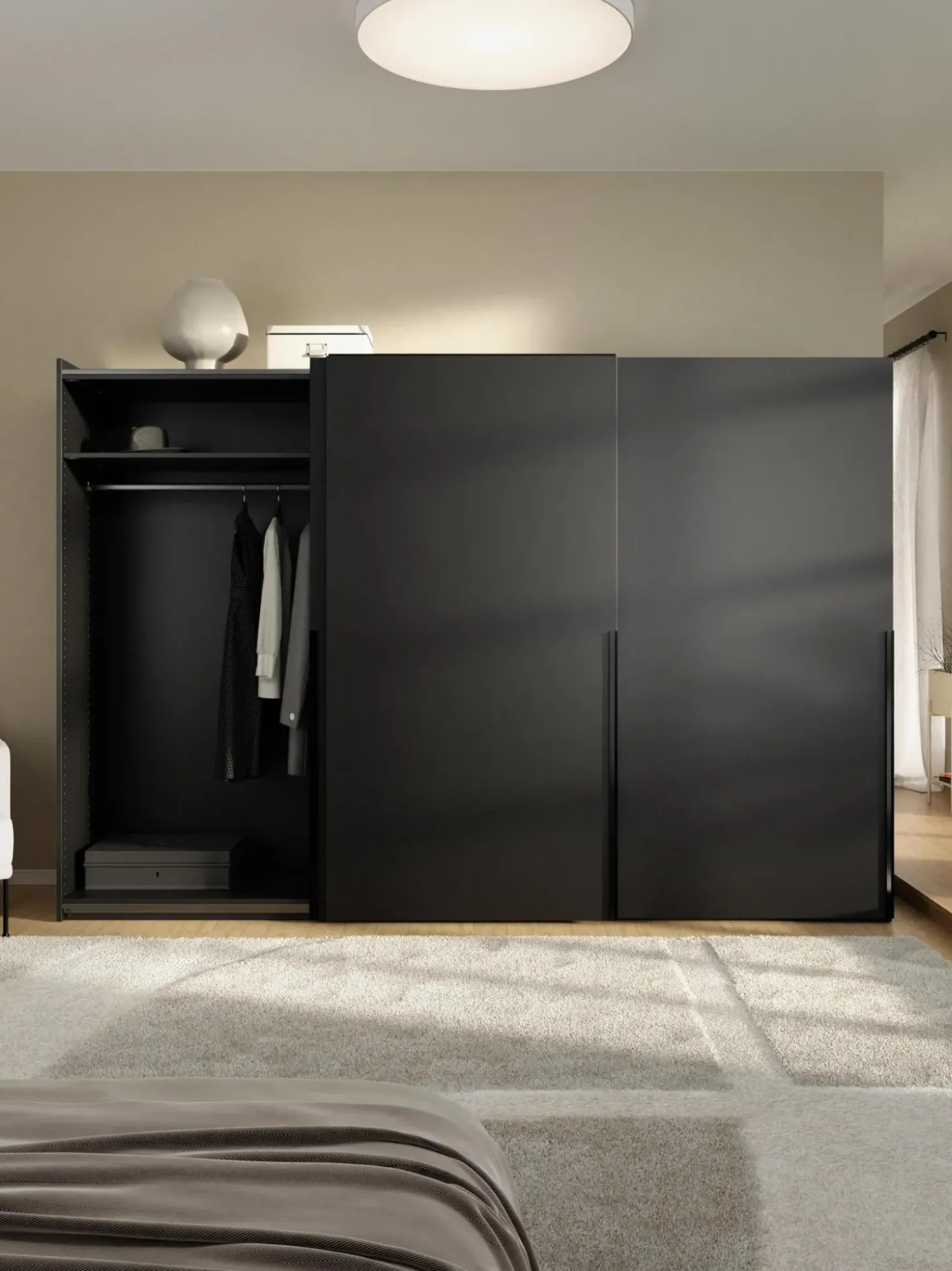 Armadio Componibile Con Ante Battenti Leon, Larg. 300 Cm, Diverse Varianti