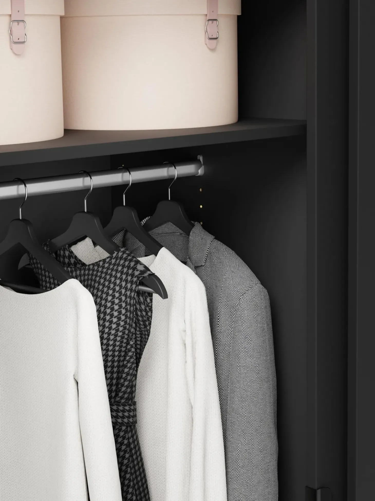 Armadio Componibile Con Ante Battenti Leon, Larg. 300 Cm, Diverse Varianti