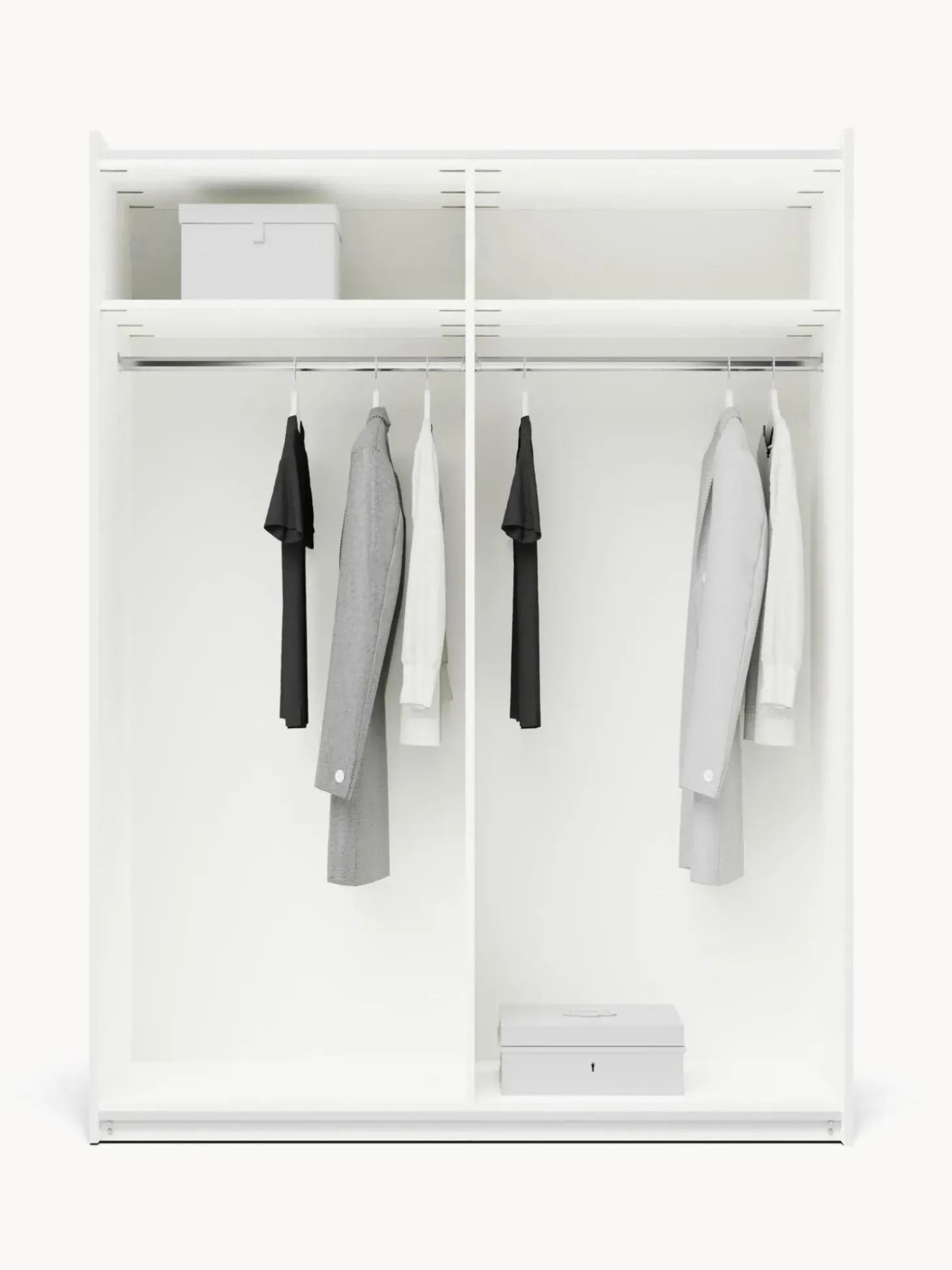 Armadio Componibile Con Ante Scorrevoli Charlotte, Larg. 150 Cm, Diverse Varianti