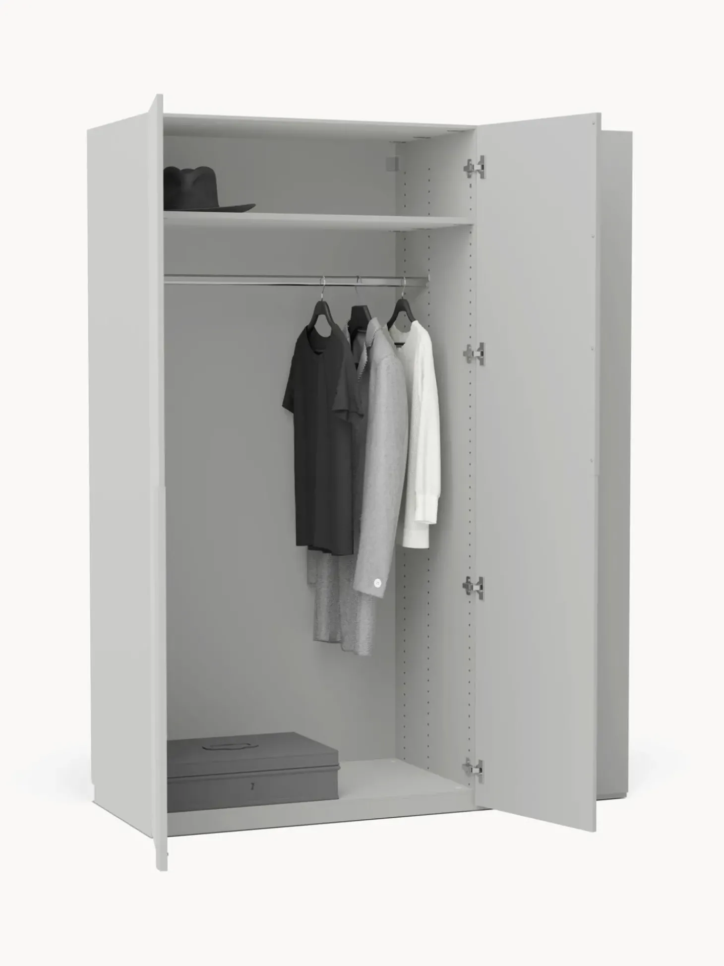 Armadio Componibile Con Ante Battenti Leon, Larg. 150 Cm, In Diverse Varianti