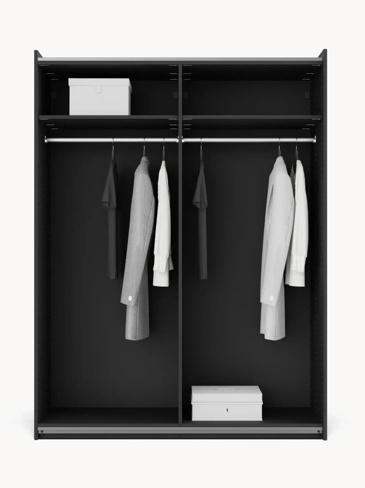 Armadio Componibile Con Ante Battenti Leon, Larg. 150 Cm, Diverse Varianti