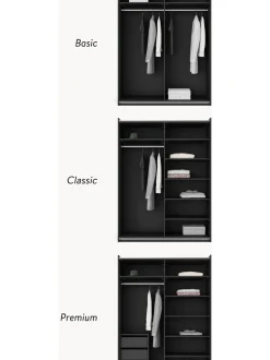 Armadio Componibile Con Ante Battenti Simone, Larg. 150 Cm, In Diverse Varianti