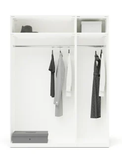 Armadio Componibile Con Ante Battenti Leon, Larg. 150 Cm, In Diverse Varianti