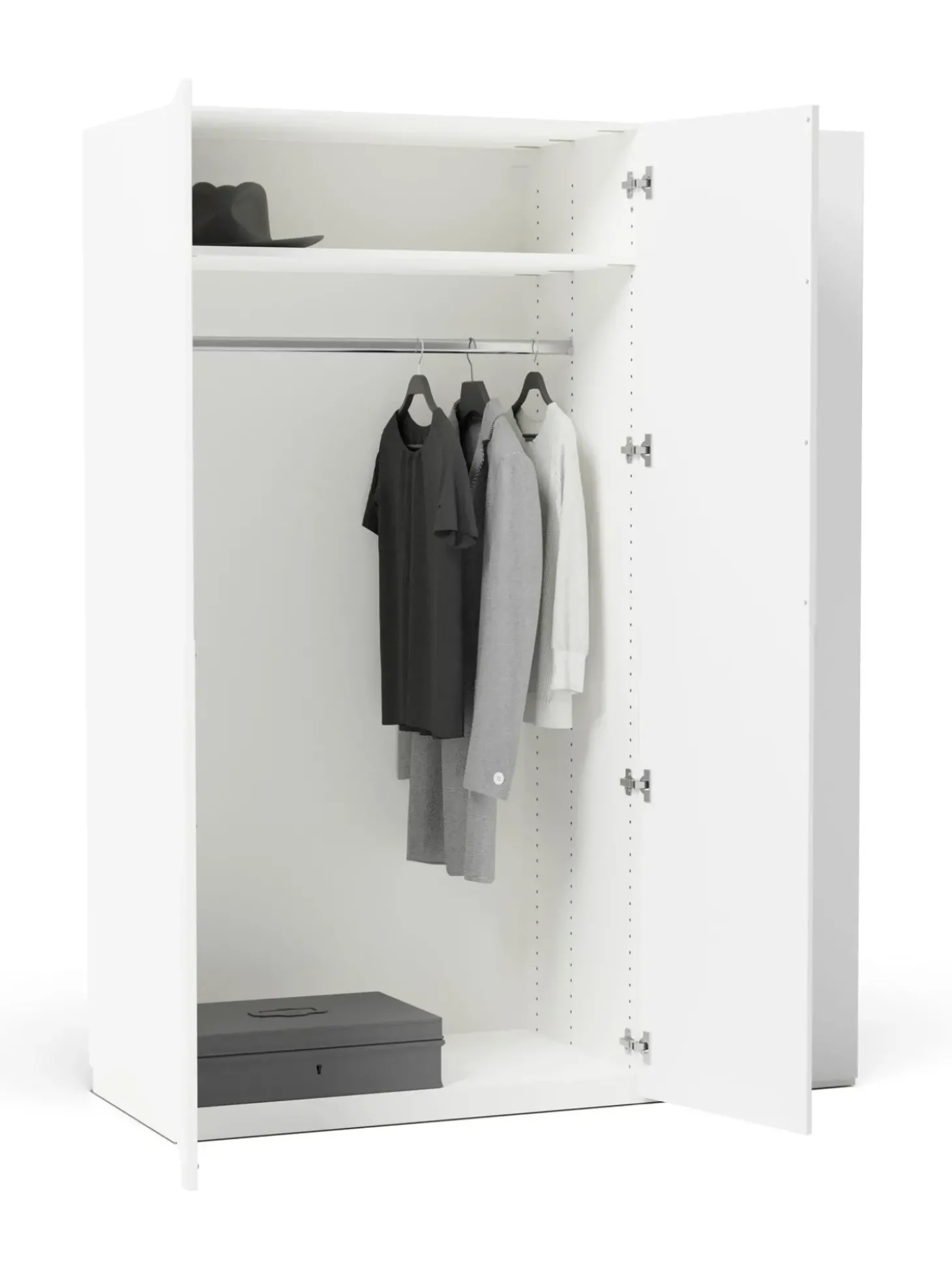 Armadio Componibile Con Ante Battenti Leon, Larg. 150 Cm, In Diverse Varianti