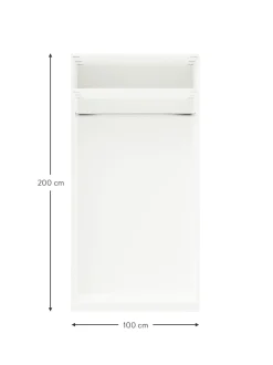 Armadio Componibile Con Ante Battenti Charlotte, Larg. 100 Cm, In Diverse Varianti