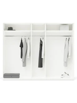 Armadio Componibile Con Anta Battente Charlotte, Larg. 250 Cm, In Diverse Varianti