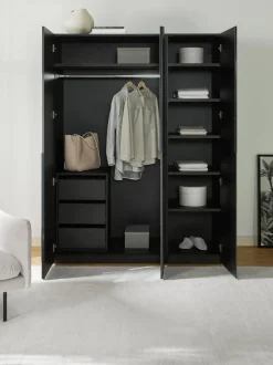 Armadio Componibile Con Ante Battenti Leon, Larg. 150 Cm, In Diverse Varianti