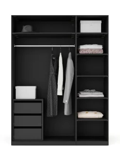 Armadio Componibile Con Ante Battenti Leon, Larg. 150 Cm, In Diverse Varianti