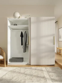 Armadio Componibile Con Ante Scorrevoli Simone, Larg. 200 Cm, In Diverse Varianti