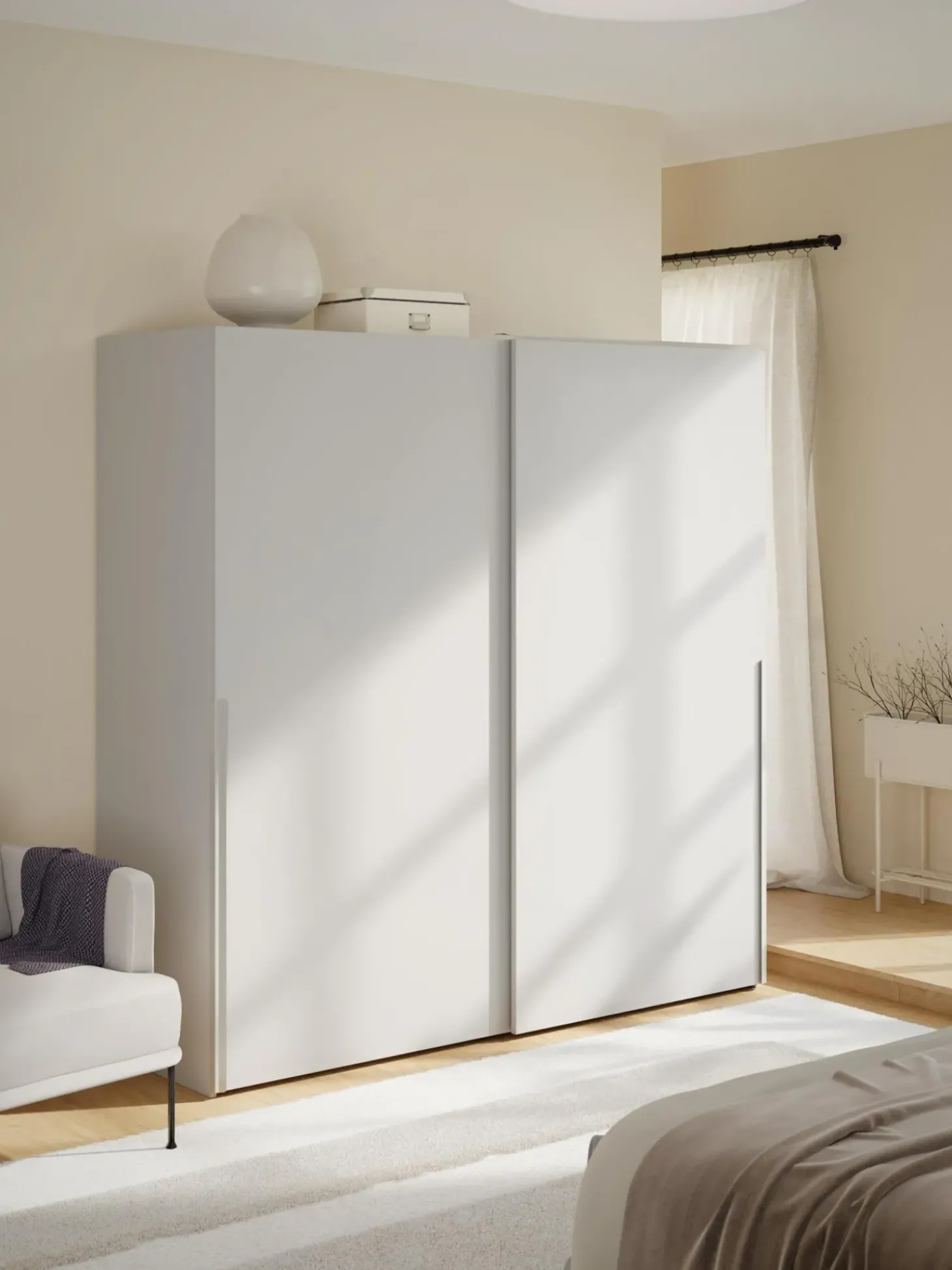 Armadio Componibile Con Ante Battenti Leon, Larg. 200 Cm, Diverse Varianti