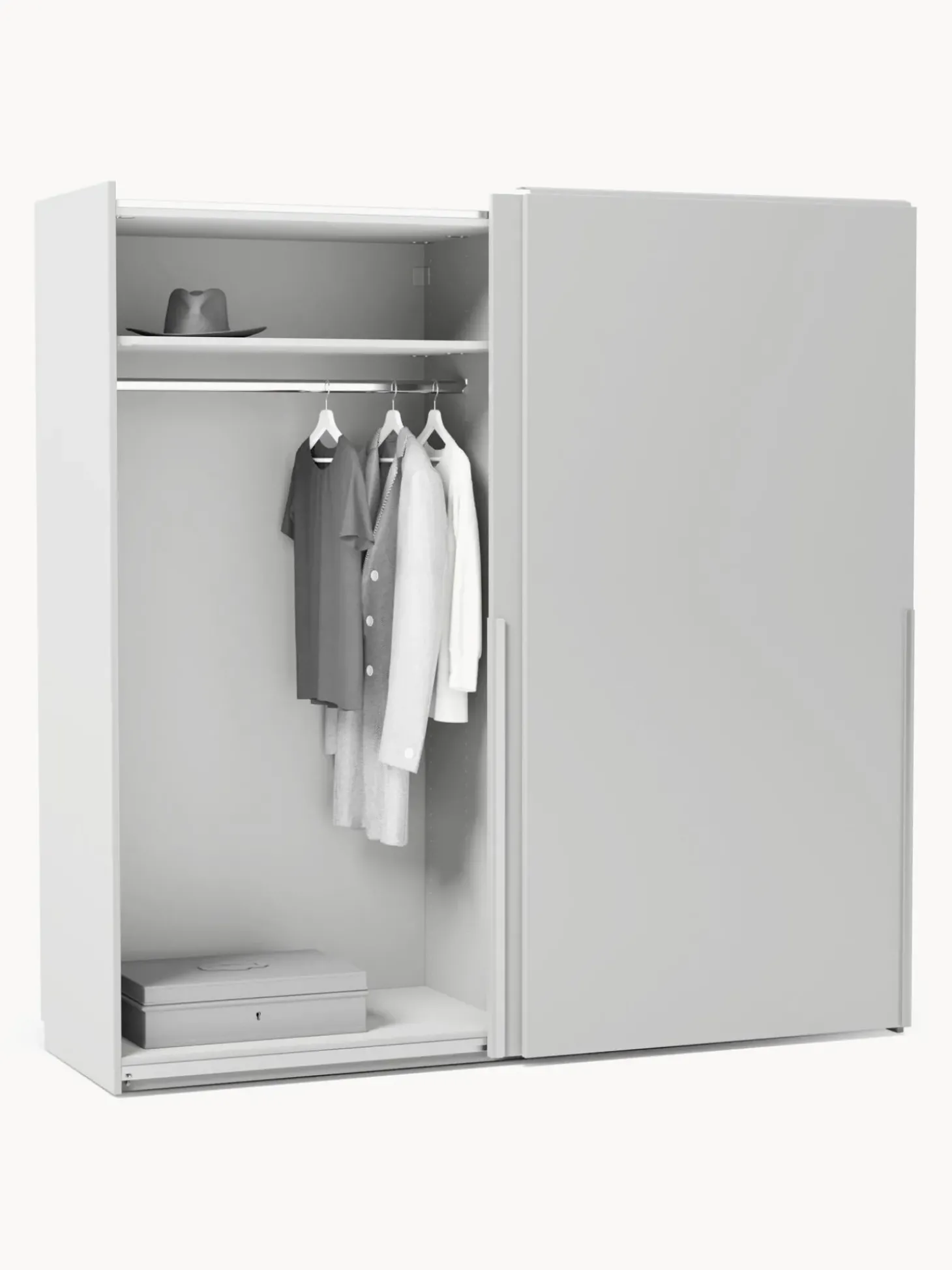 Armadio Componibile Con Ante Battenti Leon, Larg. 200 Cm, Diverse Varianti