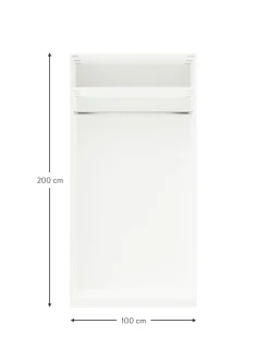 Armadio Componibile Con Anta Battente Charlotte, Larg. 100 Cm, In Diverse Varianti