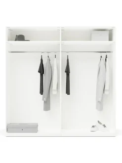 Armadio Componibile Con Ante Battenti Leon, Larg. 200 Cm, In Diverse Varianti