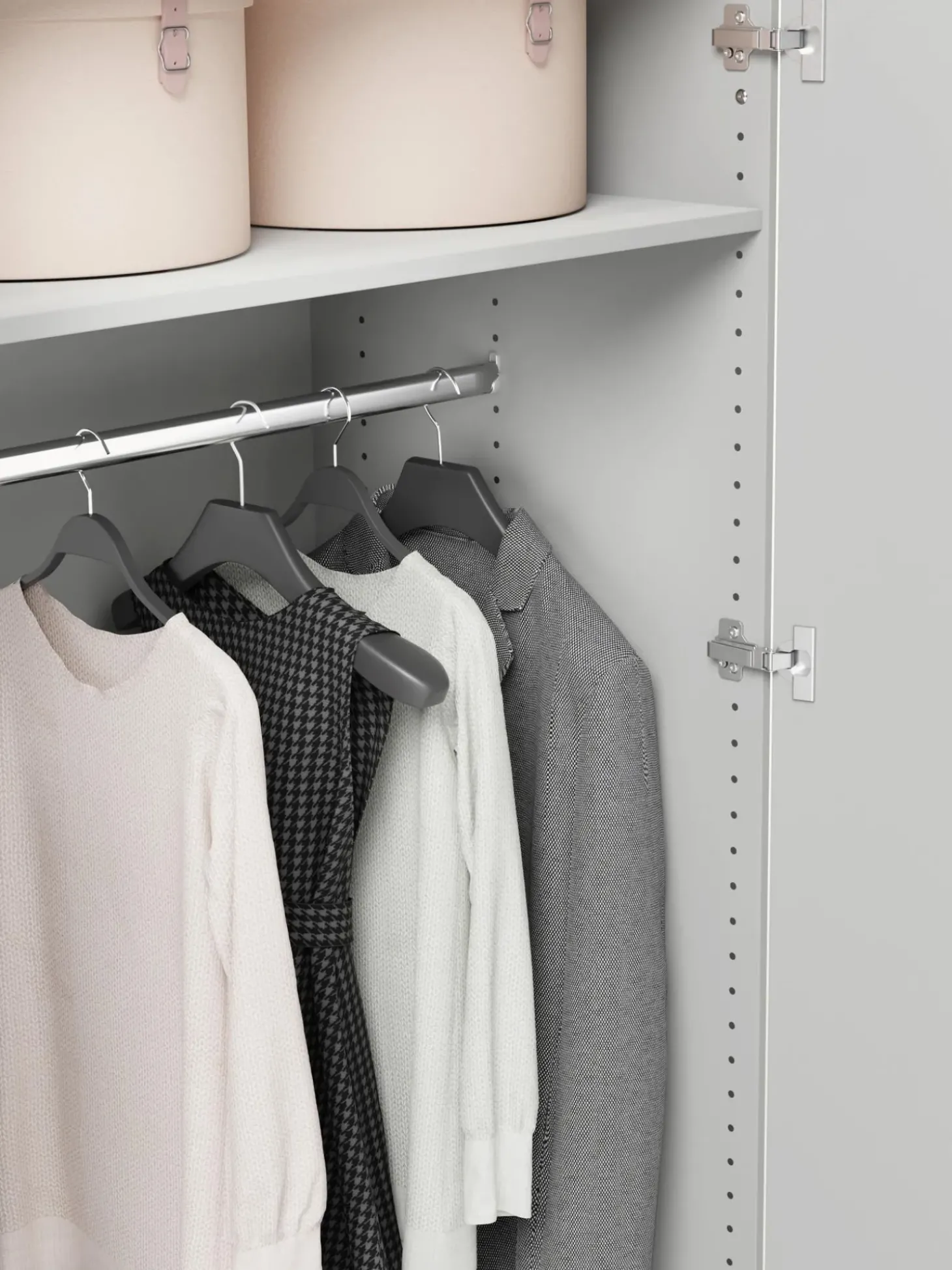 Armadio Componibile Con Ante Battenti Leon, Larg. 250 Cm, In Diverse Varianti