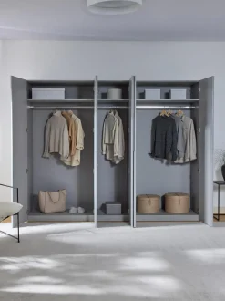 Armadio Componibile Con Ante Battenti Leon, Larg. 250 Cm, In Diverse Varianti