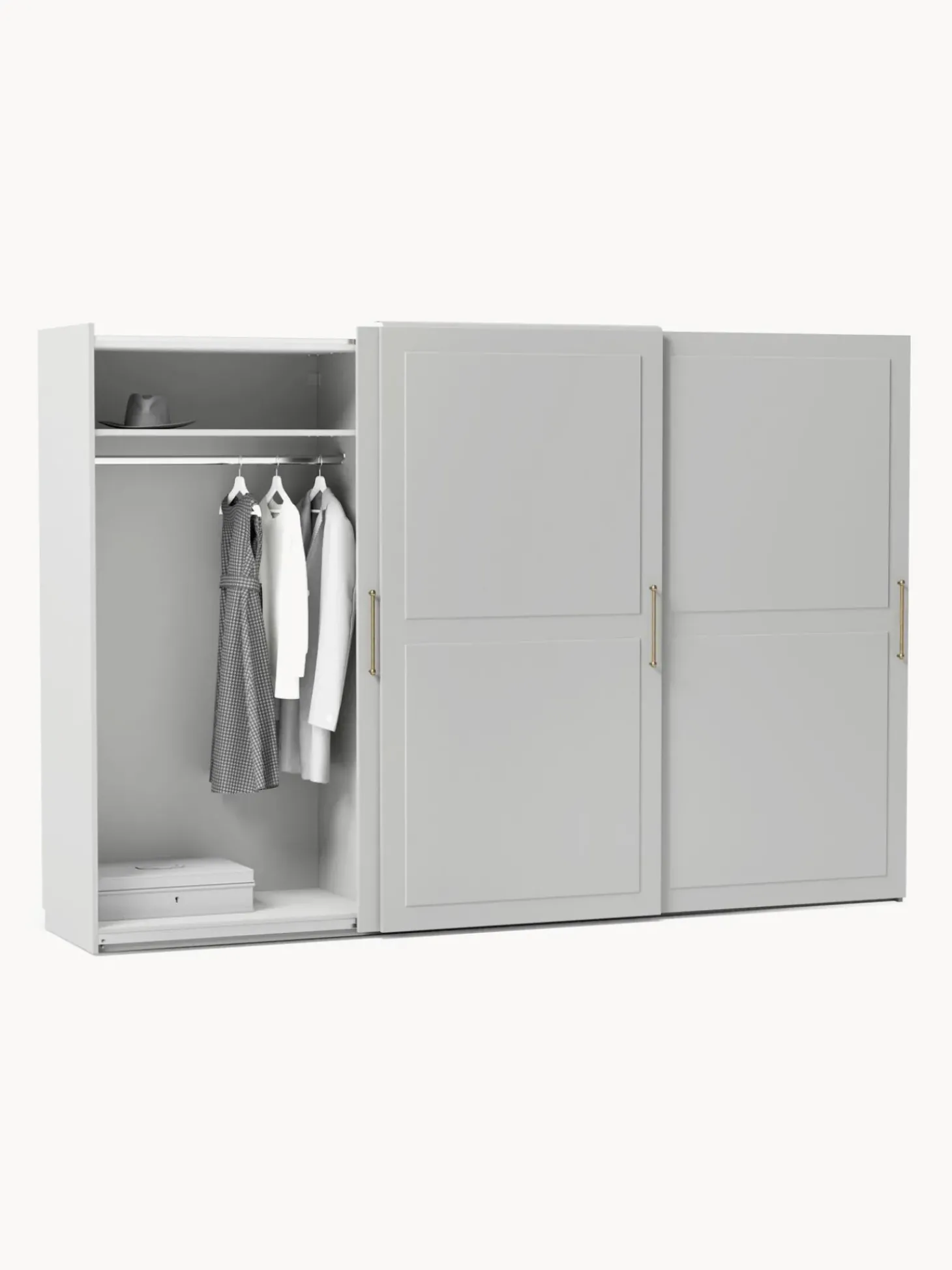 Armadio Componibile Con Ante Battenti Charlotte, Larg. 300 Cm, Diverse Varianti