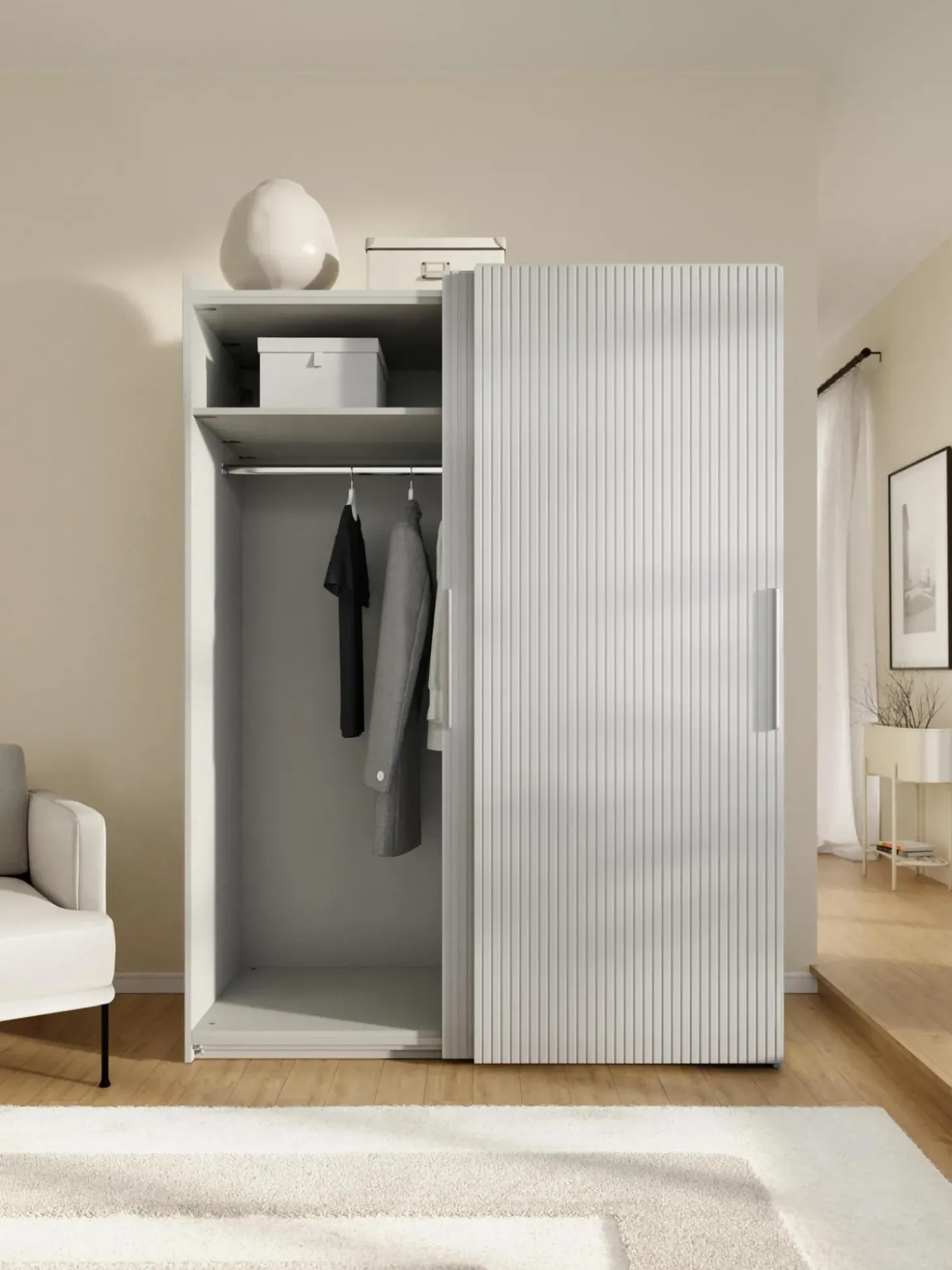 Armadio Componibile Con Ante Battenti Simone, Larg. 150 Cm, In Diverse Varianti