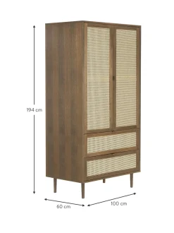 Armadio Piccolo A 2 Ante Con Intreccio Viennese Aries