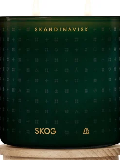 Candela Profumata A Due Stoppini Jul (Aghi Di Pino, Pigne, Linfa Di Betulla)