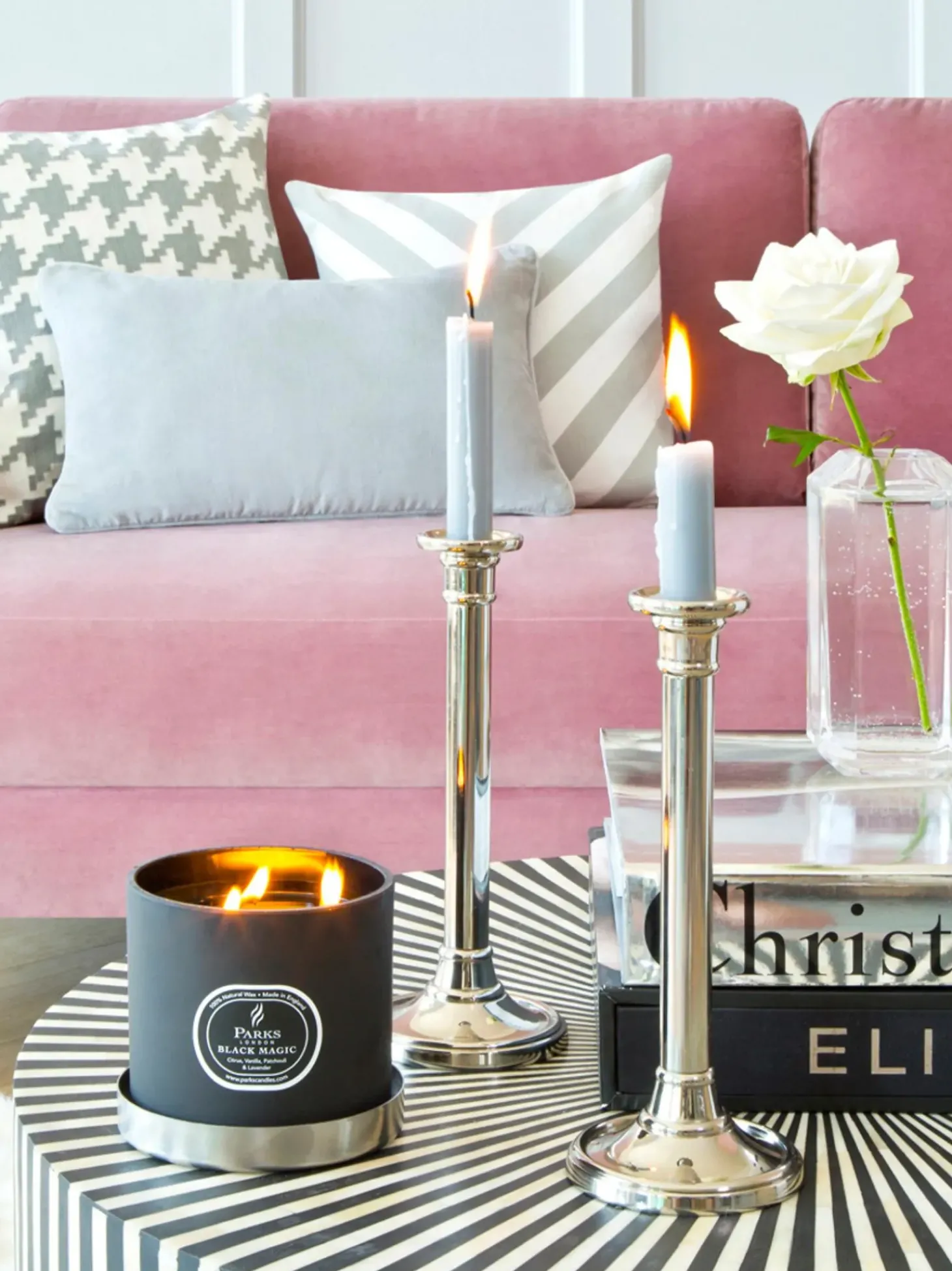 Candela Profumata A Tre Stoppini Black Magic (Agrumi & Vaniglia)