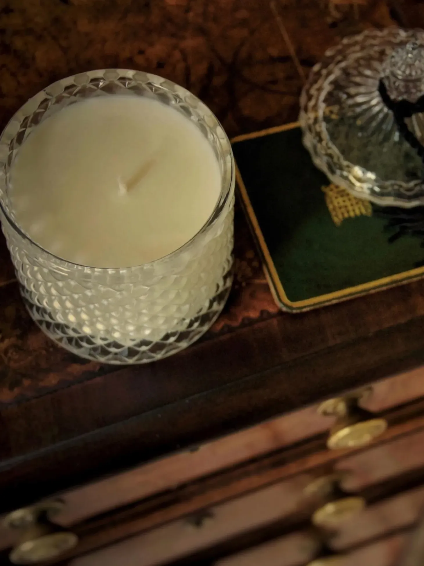 Candela Profumata Crystalene (Fico Selvatico, Mirtillo Nero & Fior D'Arancio)